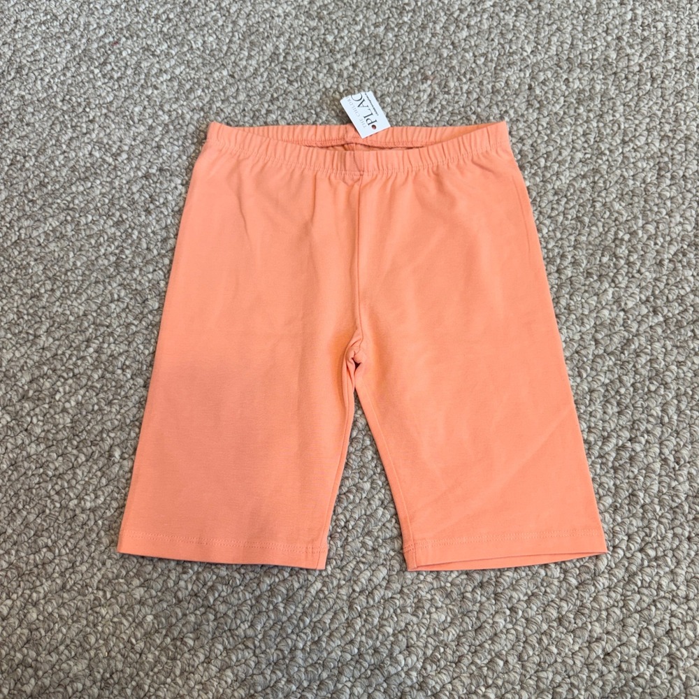The Children's Place Girls Coral Orange Bike Shorts Size M 7/8 NWT‎